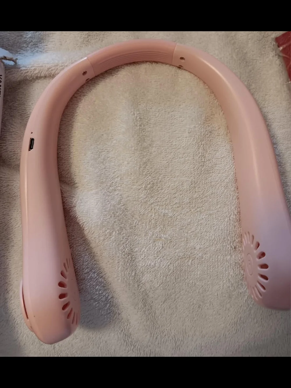 NEW In Box Pink High-Speed Neck Fan - Picture 3 of 5